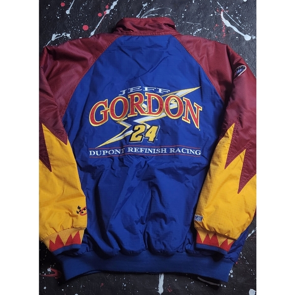 Nascar Other - Jeff Gordon vintage 90s Chase Authentics Dupont puffer racing jacket NASCAR